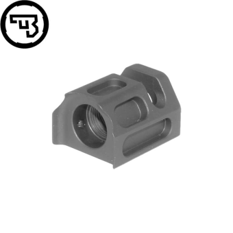 Black Competition 1/2x28 TPI Thread Skeleton Muzzle Brake Compensator For  .22 - AbuMaizar Dental Roots Clinic