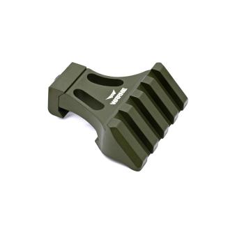 Warne Picatinny Side Mount Adapter 45 degree Mil-Spec OD Green