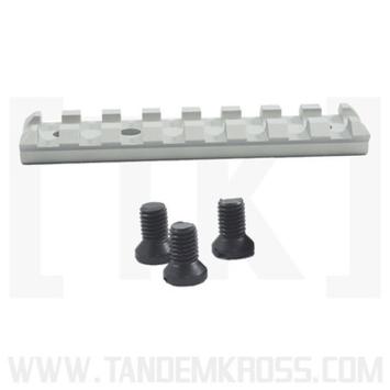 Tandemkross Shadow Picatinny Rail for Ruger MK Series Silver