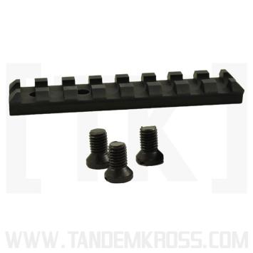 Tandemkross Shadow Piccatinny Rail for Ruger Mark Series and 22/45 Black