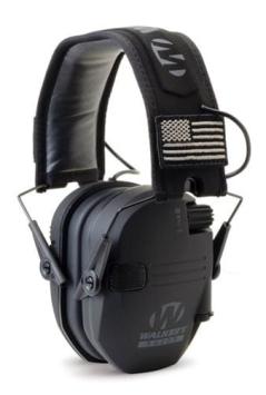 Walker’s Razor Patriot Slim Electronic Muffs Black