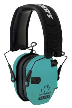 Walker’s Razor Slim Electronic Muffs Light Teal