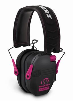 Walker’s Razor Slim Electronic Muffs Pink